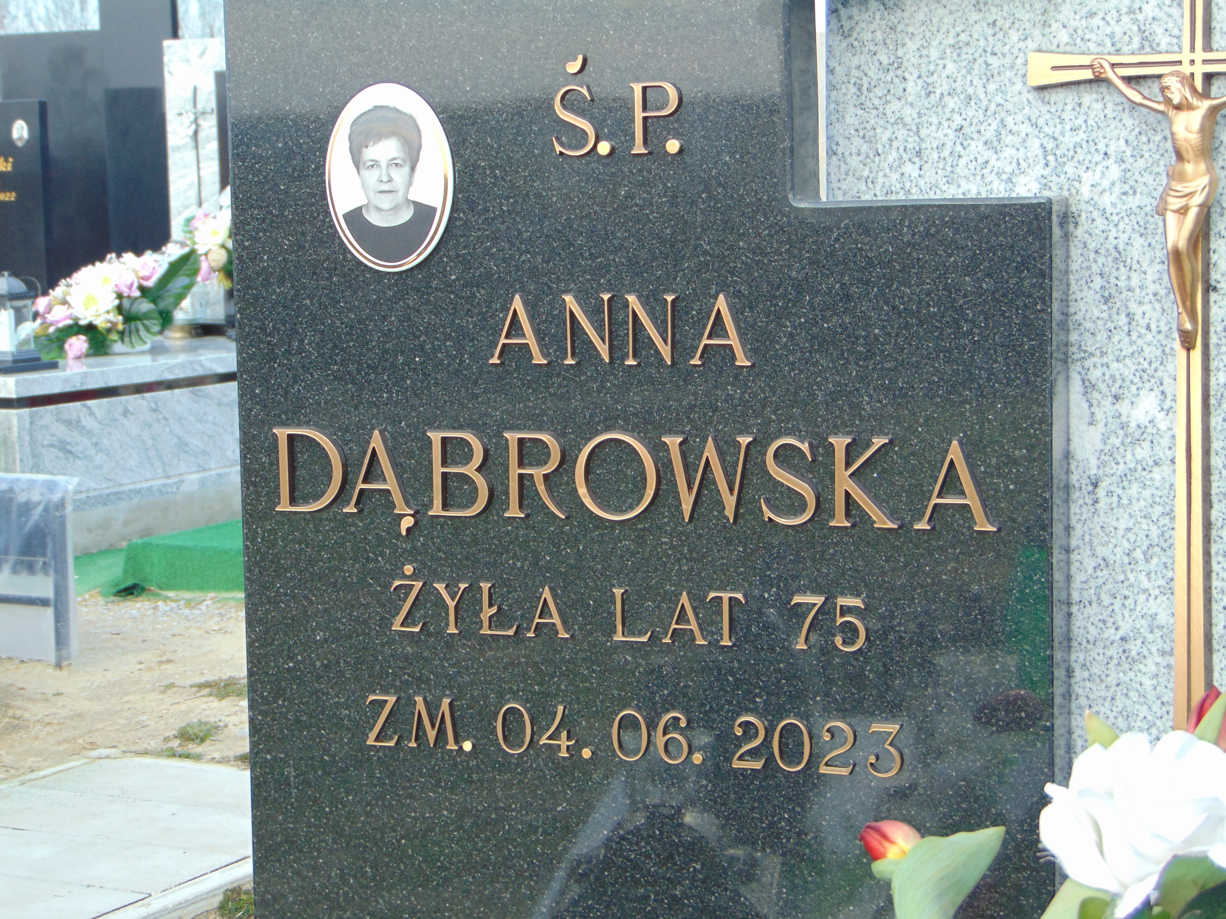Grób Anna Dąbrowska