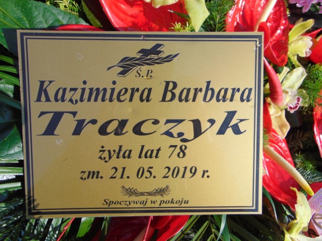 Kazimiera Traczyk 1940 Warka - Grobonet - Wyszukiwarka osób pochowanych
